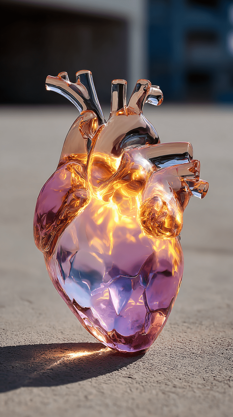 My beautiful heart is burning, Trauma shakes me and makes my senses aggregate, Consciousness travels in reverse from me, The spectrum of light shimmers