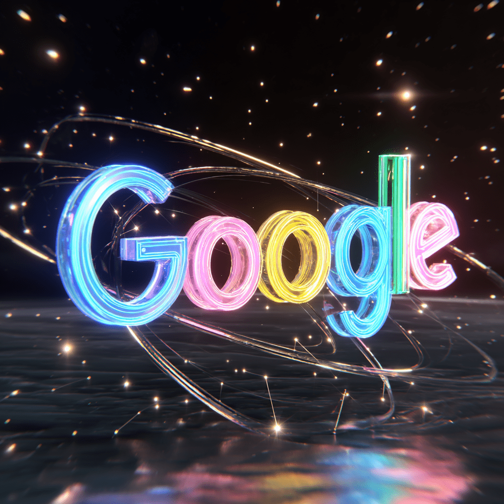 시공간 초월 2100년 AI 우주 구글로고