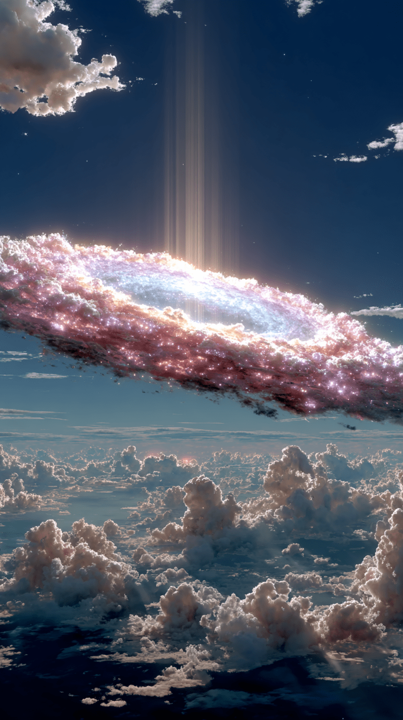 futuristic truth truth majestic beauty ultimate sci-fi dizzy heaven and earth creation soul color change maximal epic geometry mystery photonic design celestial phenomena orbital UFO phenomenal