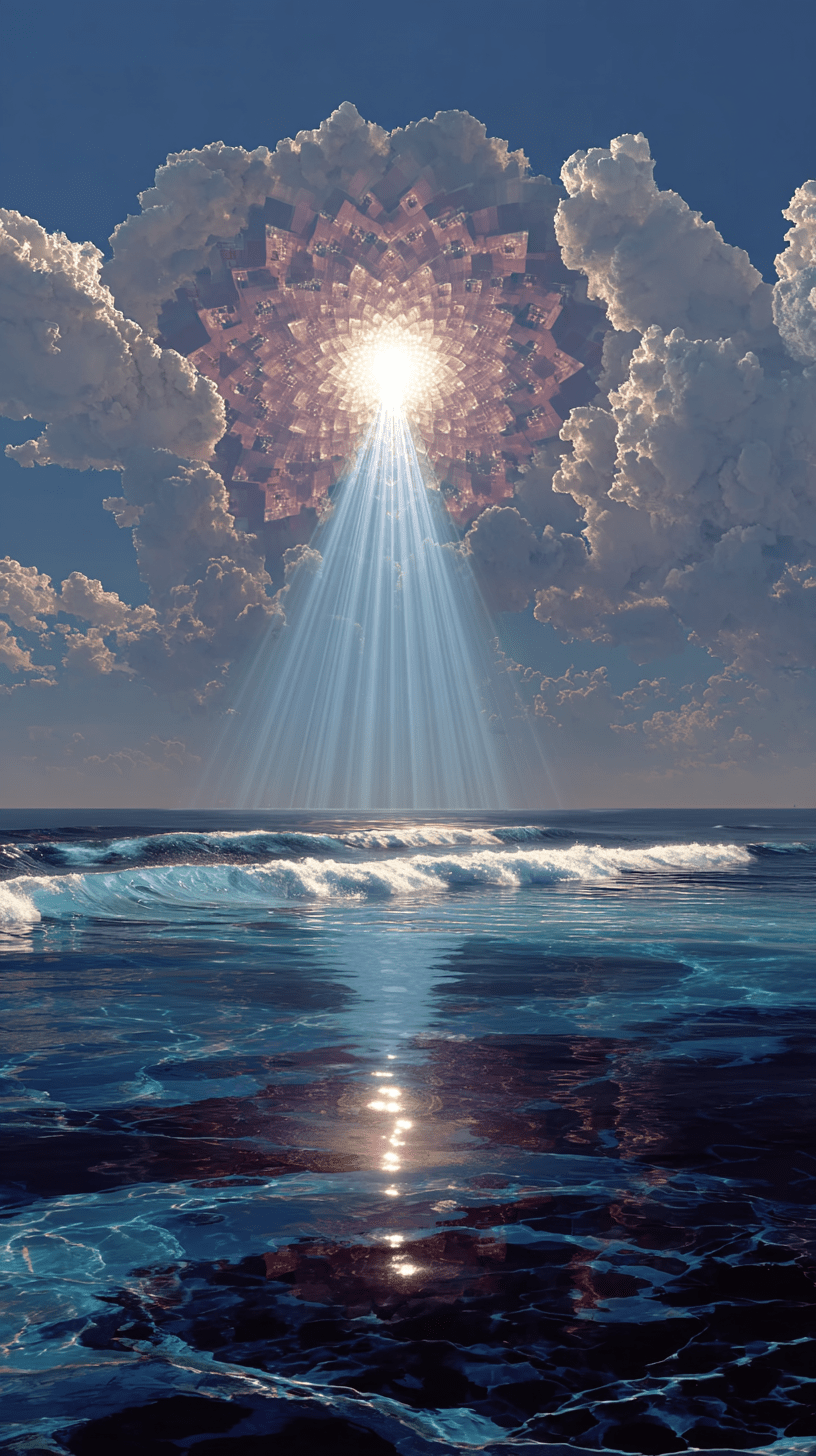 futuristic truth truth majestic beauty ultimate sci-fi dizzy heaven and earth creation soul color change maximal epic geometry mystery photonic design celestial phenomena orbital UFO phenomenal