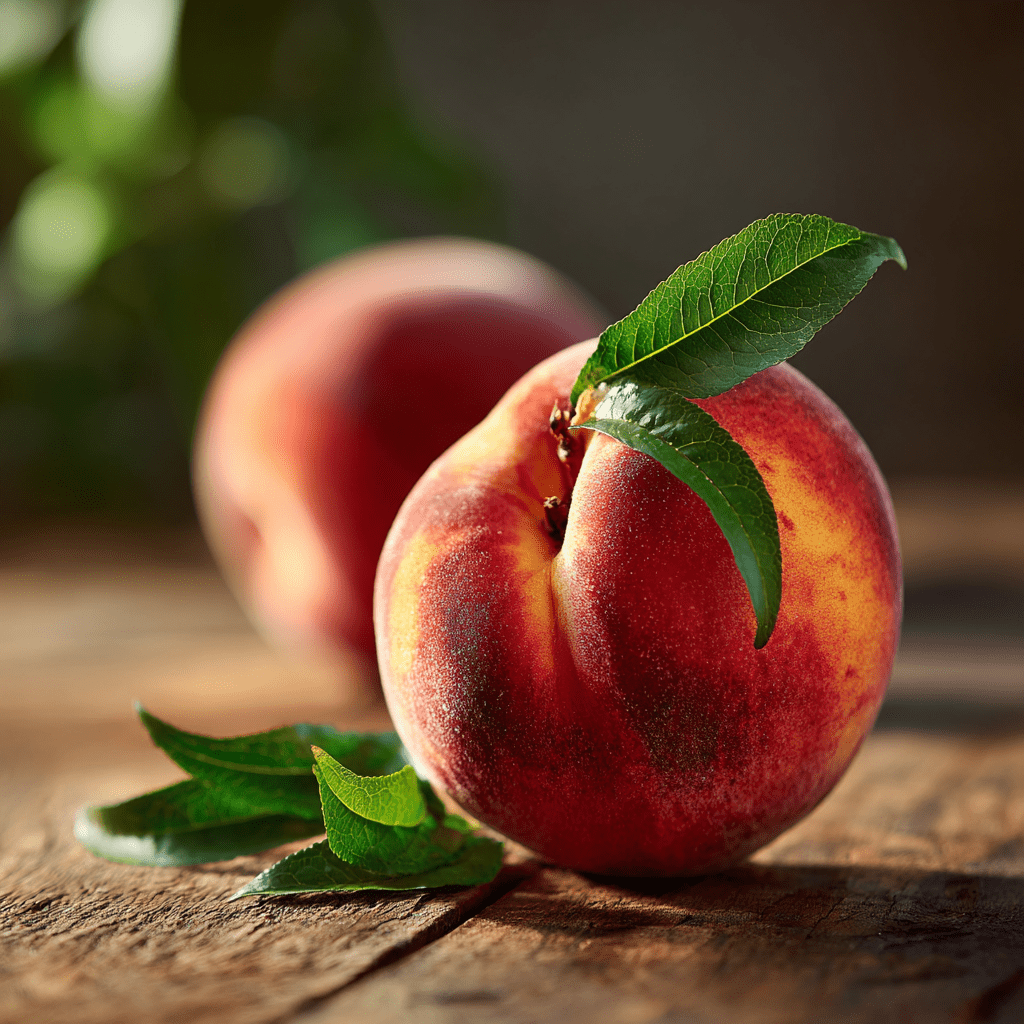 먹음직스러운 복숭아