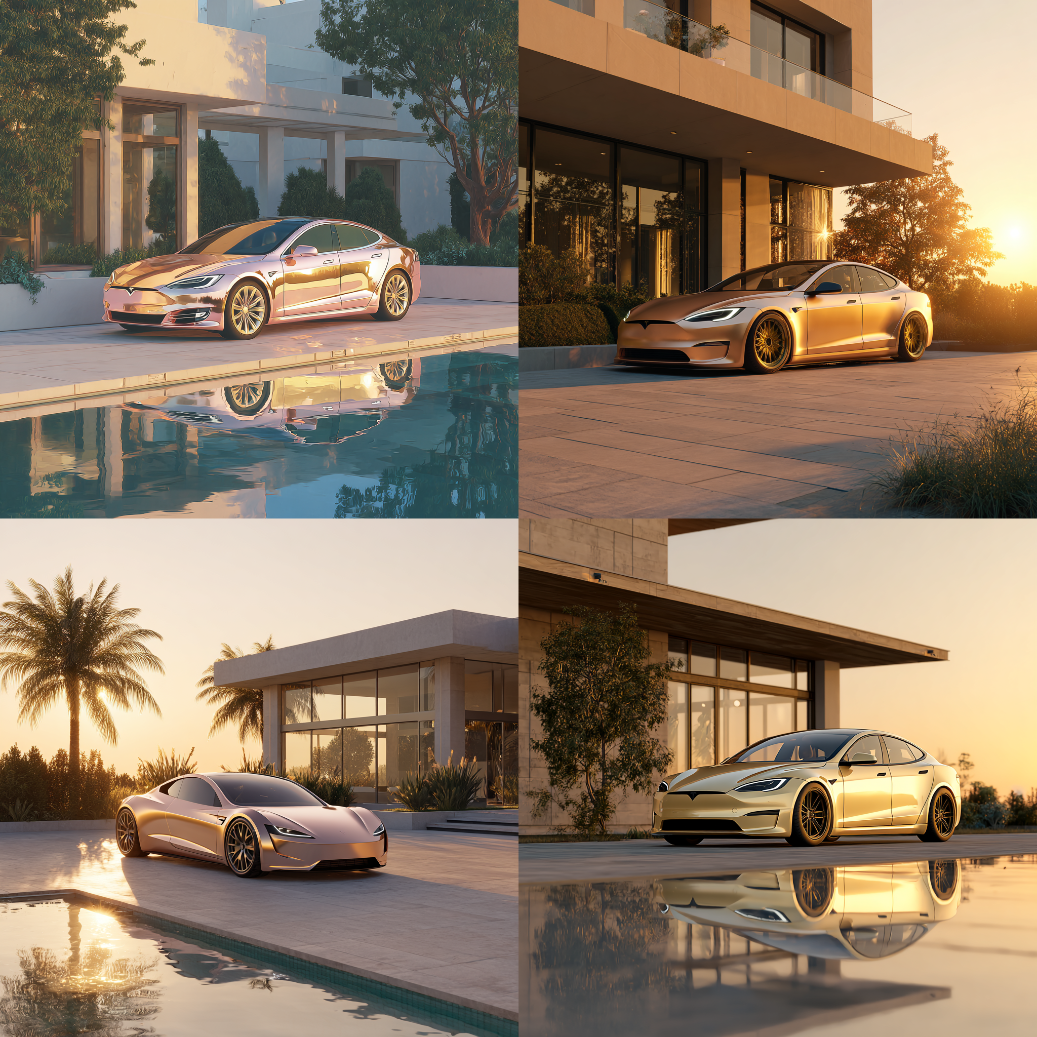 부를 상징하는 테슬라