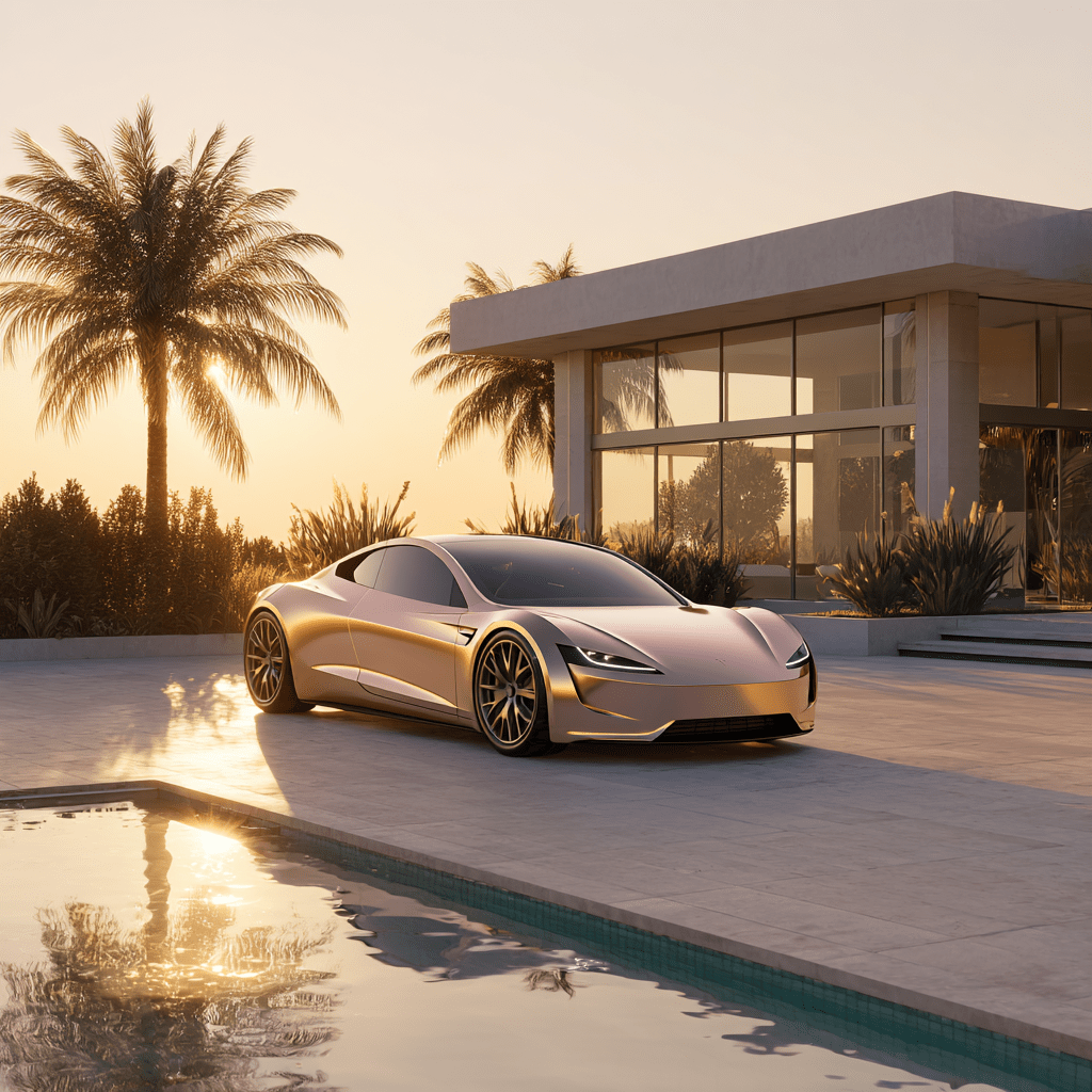 부를 상징하는 테슬라