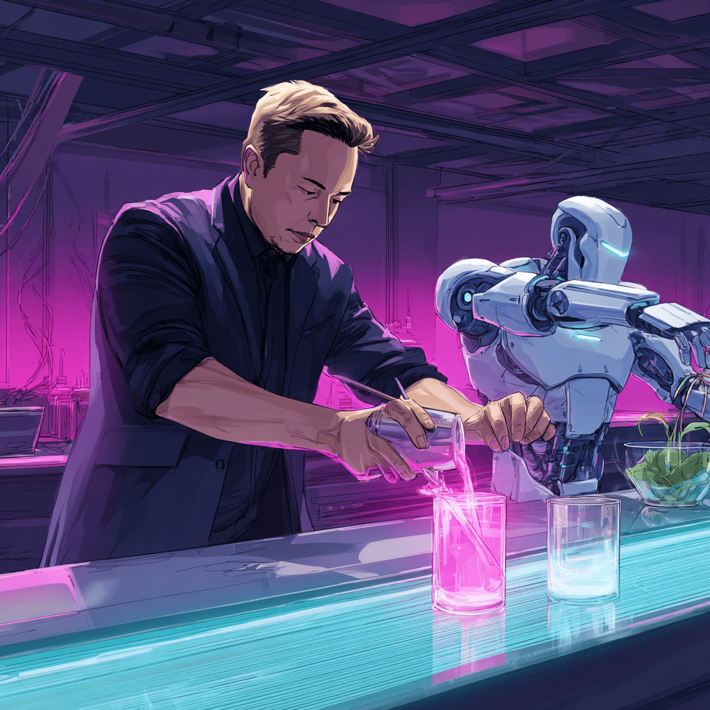 바텐더 일론머스크