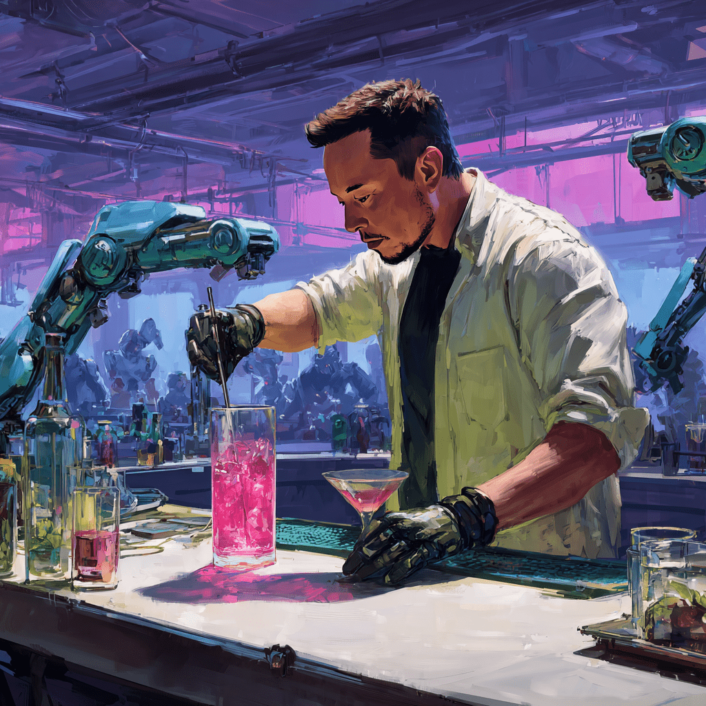 바텐더 일론머스크