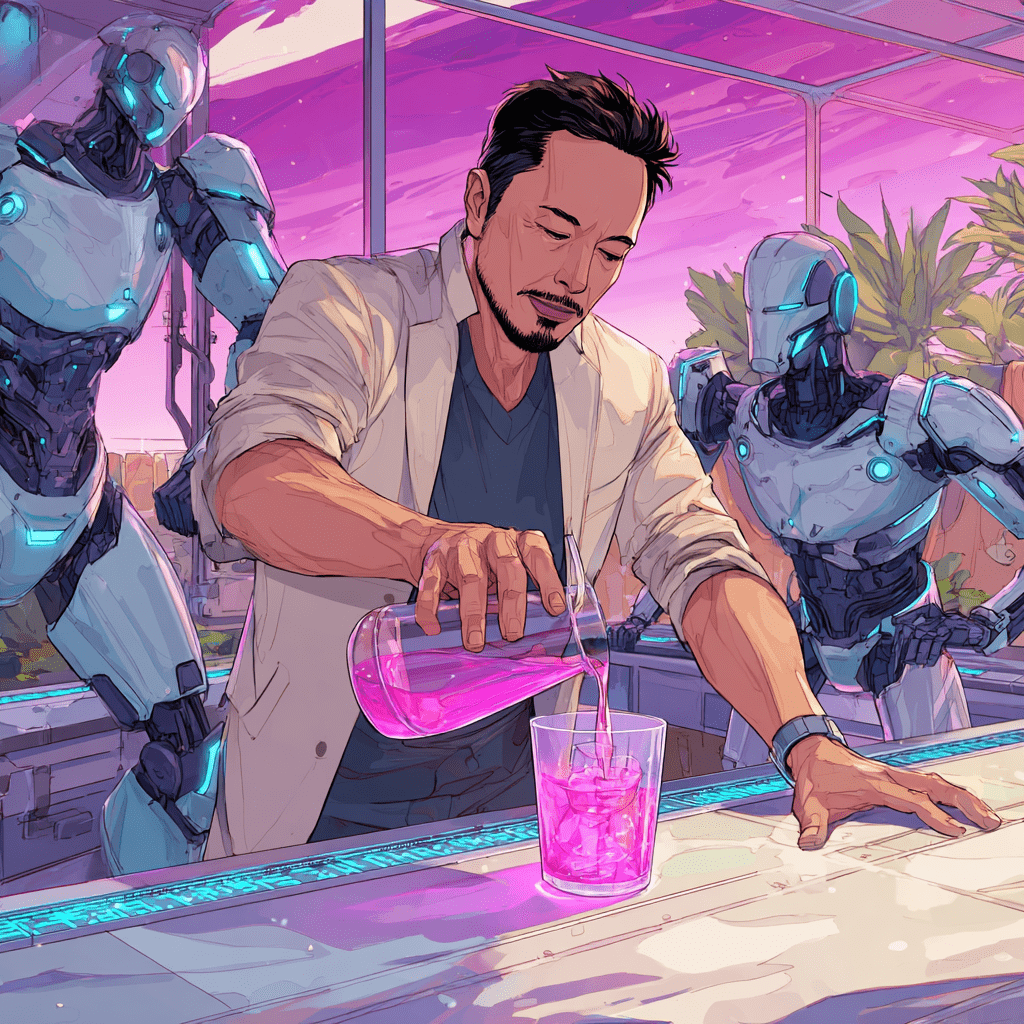 바텐더 일론머스크