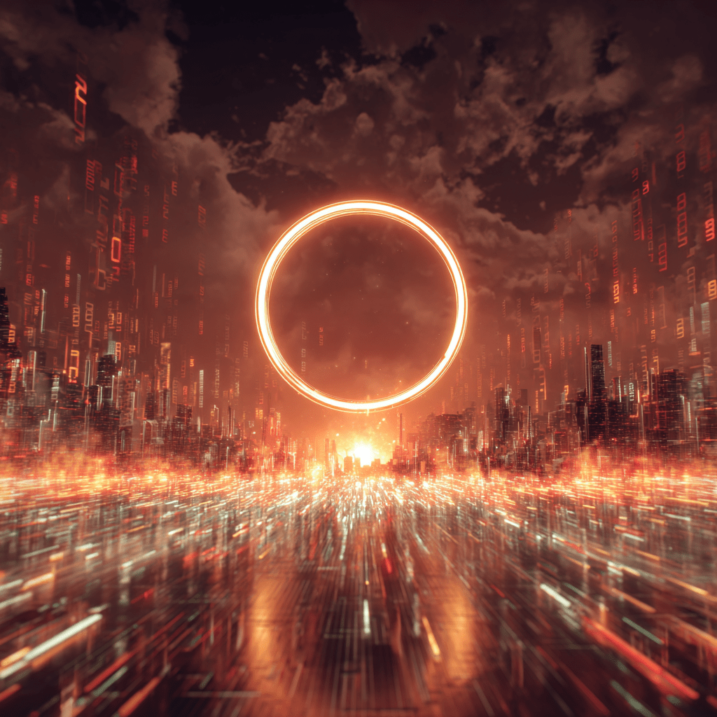 파멸적 상승차트와 오라클로고