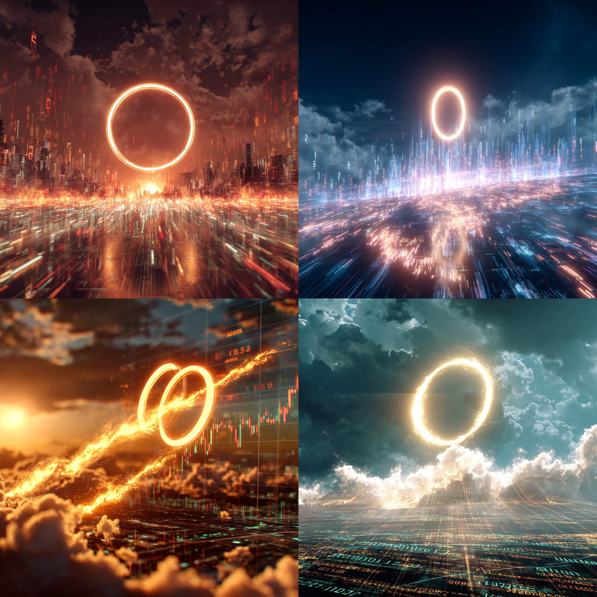 파멸적 상승차트와 오라클로고