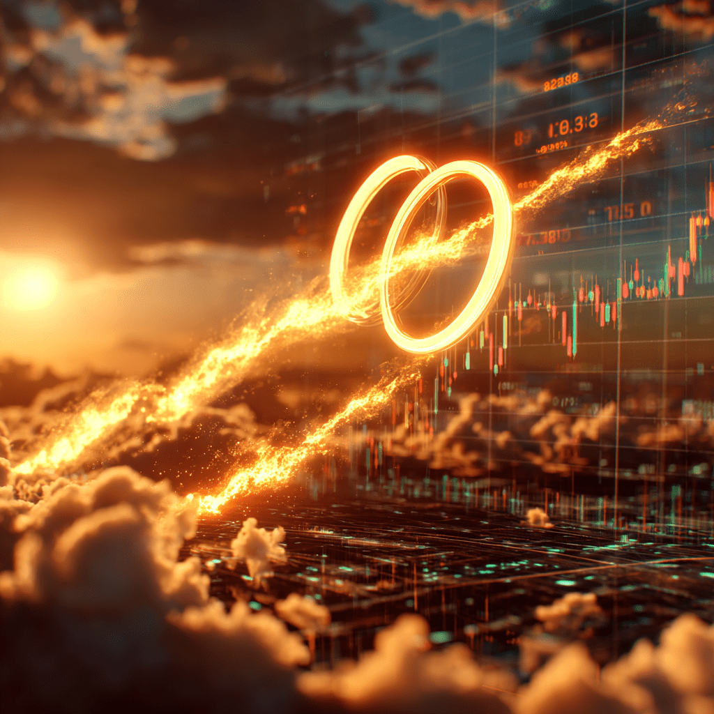 파멸적 상승차트와 오라클로고