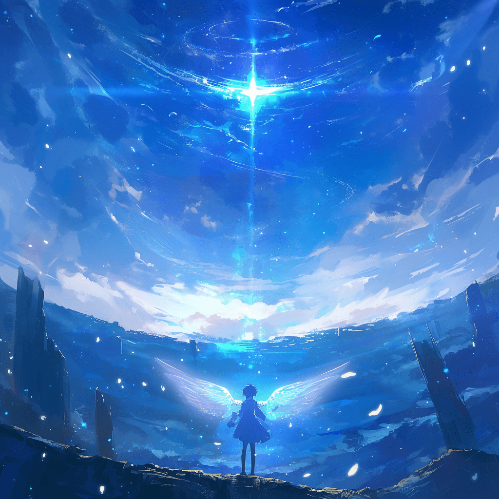 천사가 내려다 보는 이유 빛이 휘둘리며 전해오는  오늘 나는 어딜 향해 가는가 내리 꽂히면  발동해야 비로소 눈빛이 자각하는 길 오늘 나는 어디를 보는가 정신이 광활한 우주를 움직여