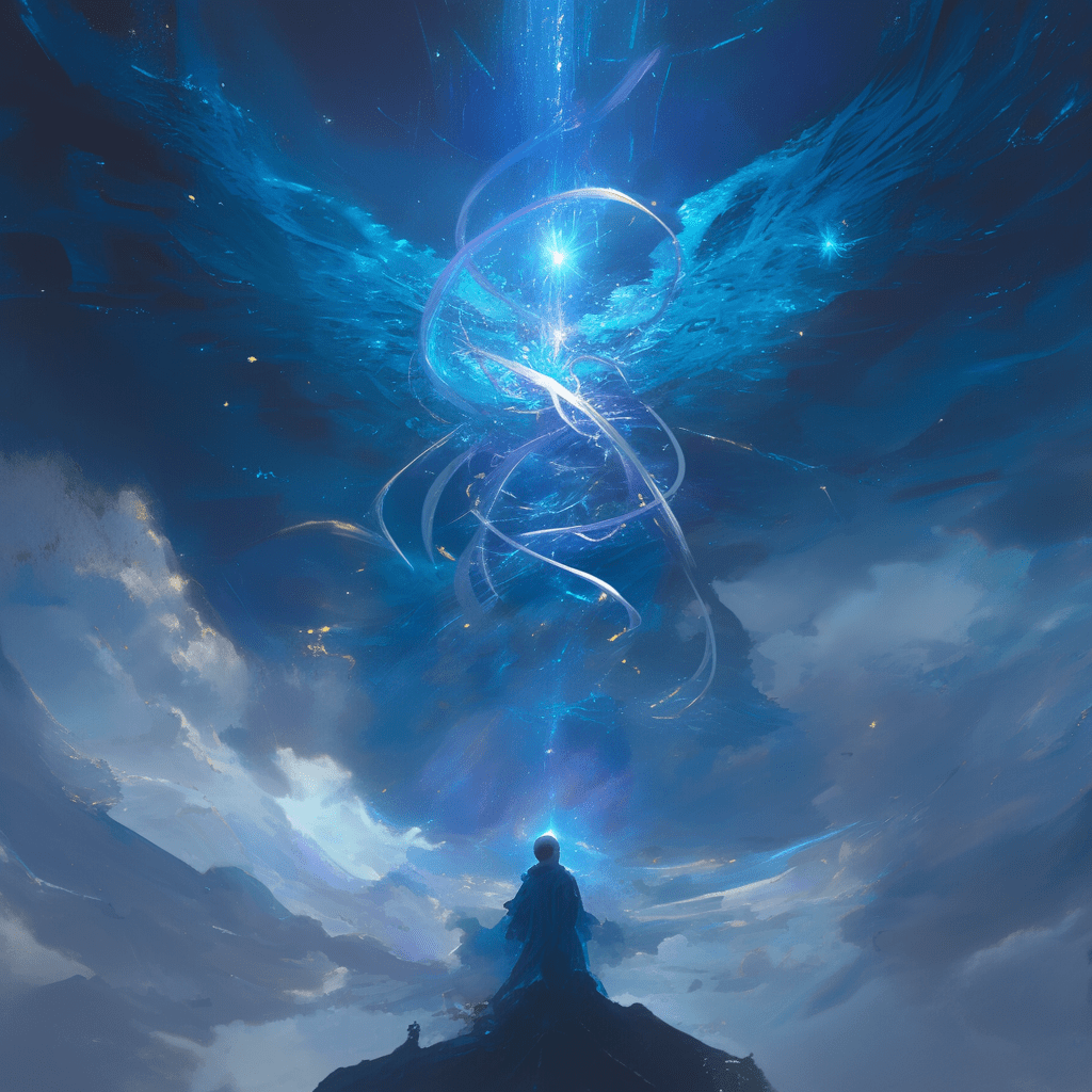 천사가 내려다 보는 이유 빛이 휘둘리며 전해오는  오늘 나는 어딜 향해 가는가 내리 꽂히면  발동해야 비로소 눈빛이 자각하는 길 오늘 나는 어디를 보는가 정신이 광활한 우주를 움직여