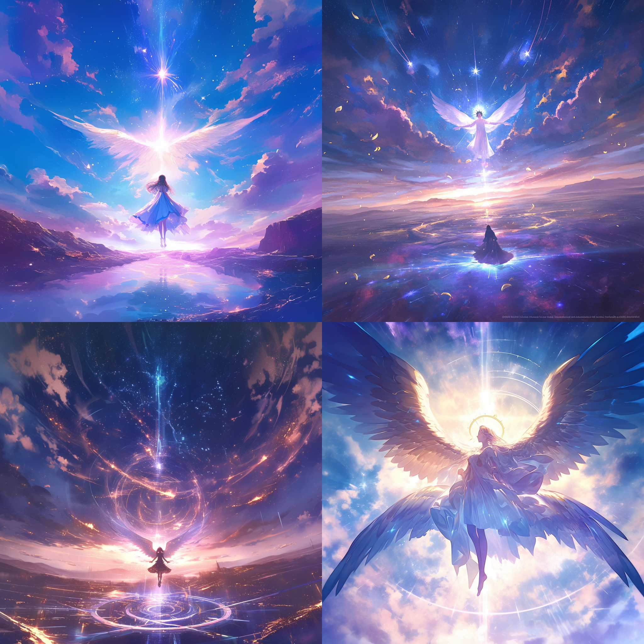 천사가 내려다 보는 이유 빛이 휘둘리며 전해오는  오늘 나는 어딜 향해 가는가 내리 꽂히면  발동해야 비로소 눈빛이 자각하는 길 오늘 나는 어디를 보는가 정신이 광활한 우주를 움직여 세상을 이롭게 움직이네 소리로 광명을 전하리  수행해야할 명령이라면  내가 왜 태어났는지 비로소 깨달는 나이다 어떤 임무를 얻던 생존합니다  세상의 종소리가 울려 퍼지는 감각