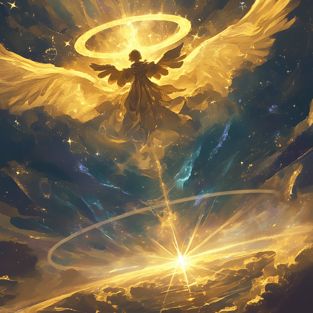 천사가 내려다 보는 이유 빛이 휘둘리며 전해오는  오늘 나는 어딜 향해 가는가 내리 꽂히면  발동해야 비로소 눈빛이 자각하는 길 오늘 나는 어디를 보는가 정신이 광활한 우주를 움직여 세상을 이롭게 움직이네 소리로 광명을 전하리  수행해야할 명령이라면  내가 왜 태어났는지 비로소 깨달는 나이다 어떤 임무를 얻던 생존합니다  세상의 종소리가 울려 퍼지는 감각