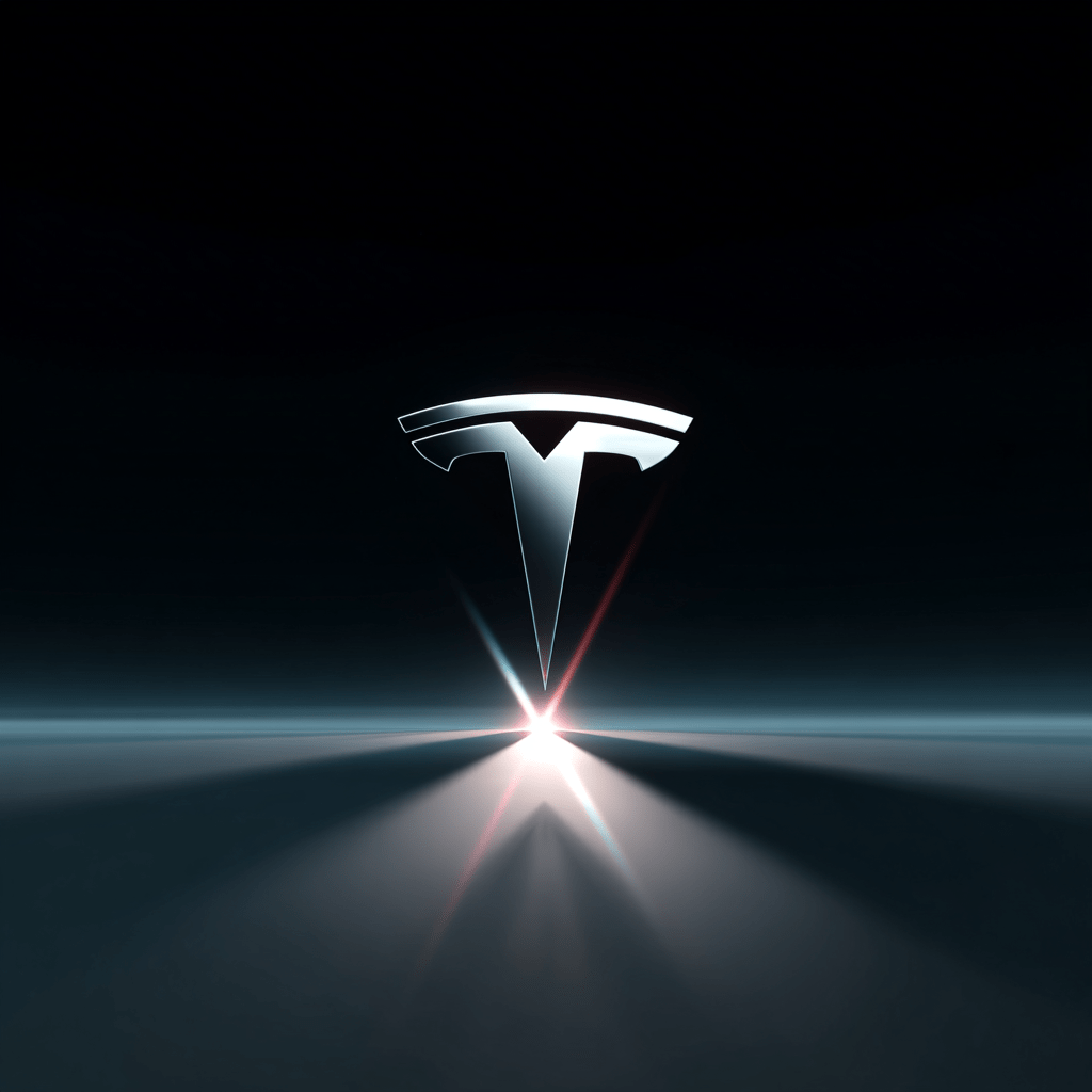 매혹적인 테슬라 로고
