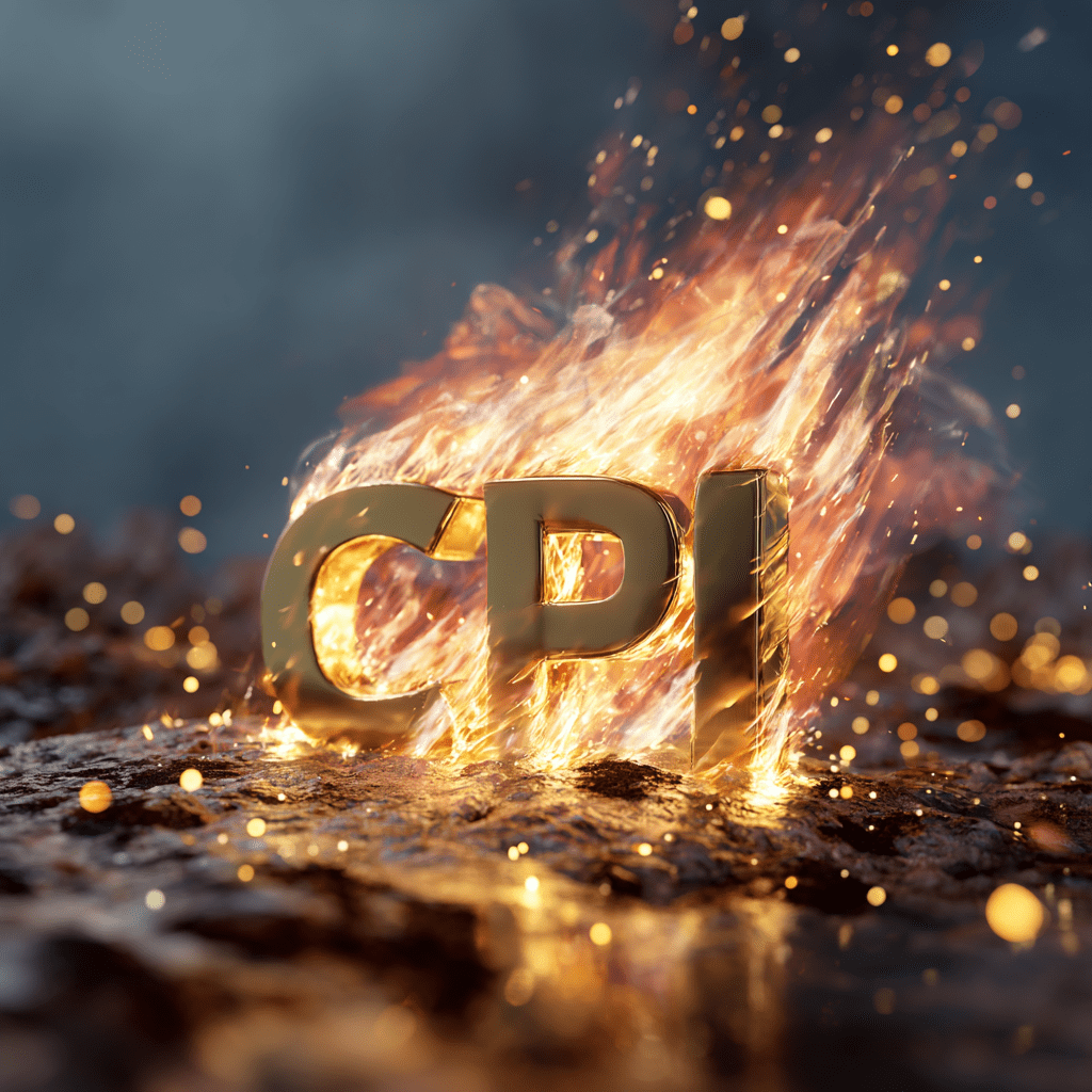 강하게 불타는 단어 CPI