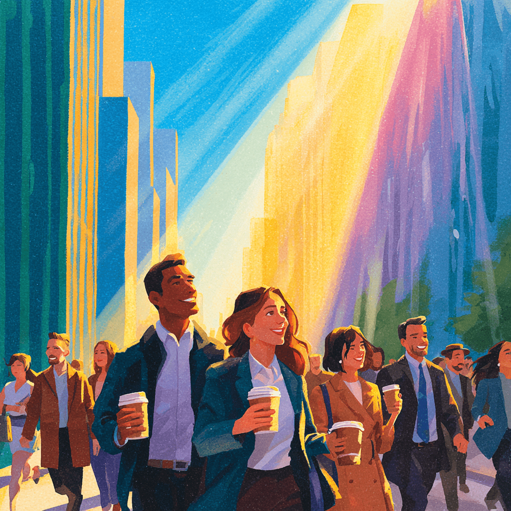 활기찬 월요일 출발