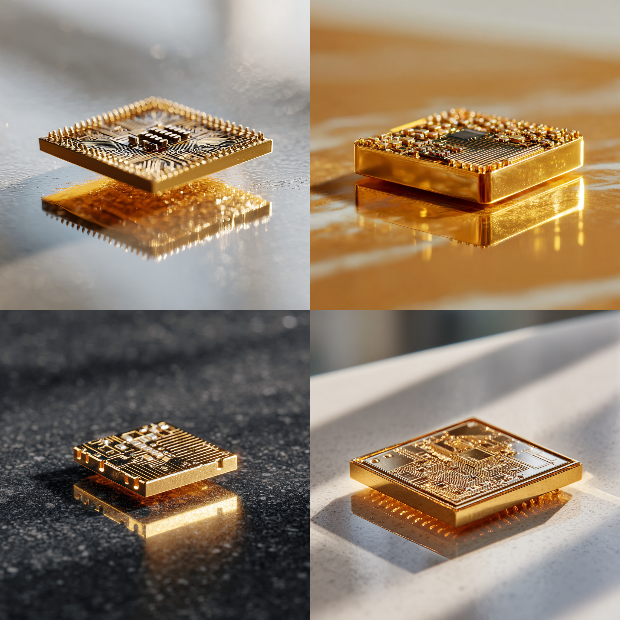 순금으로 만든 루빈칩