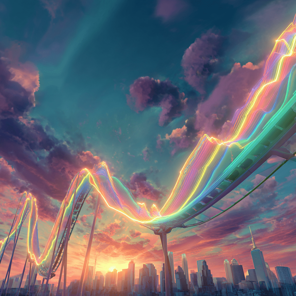 주식차트 롤러코스터