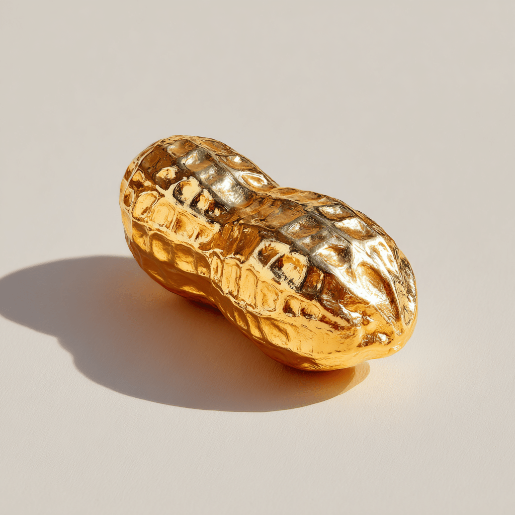 순금으로 만들어진 땅콩