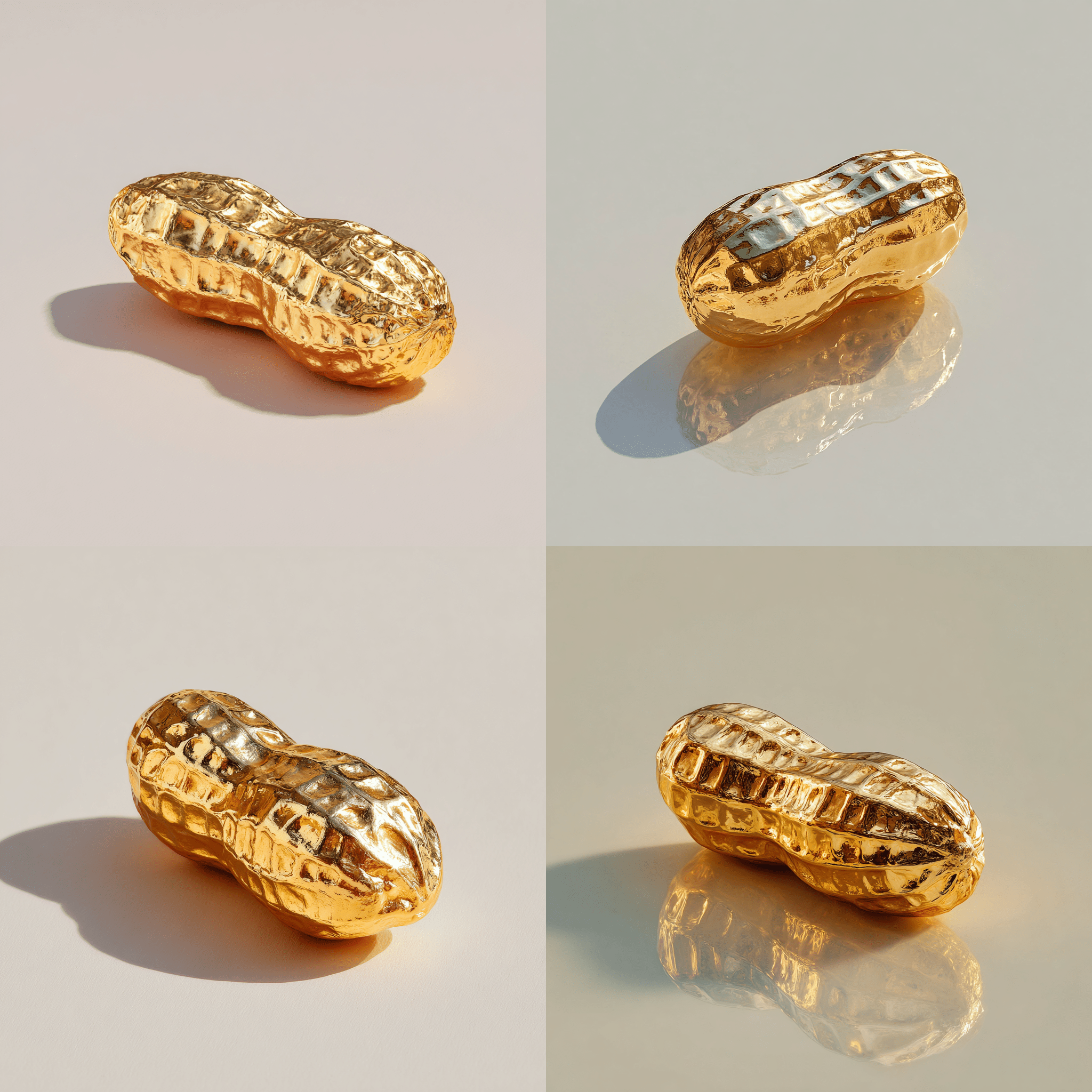 순금으로 만들어진 땅콩