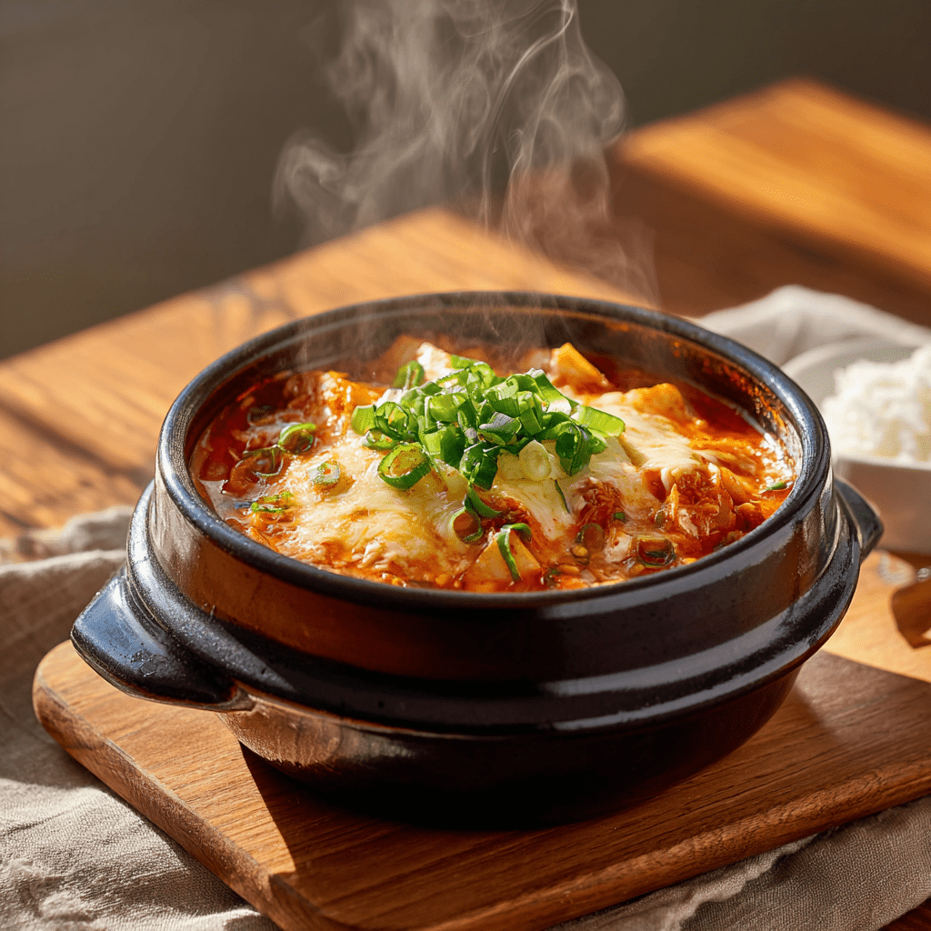 치즈 범벅 김치찌개