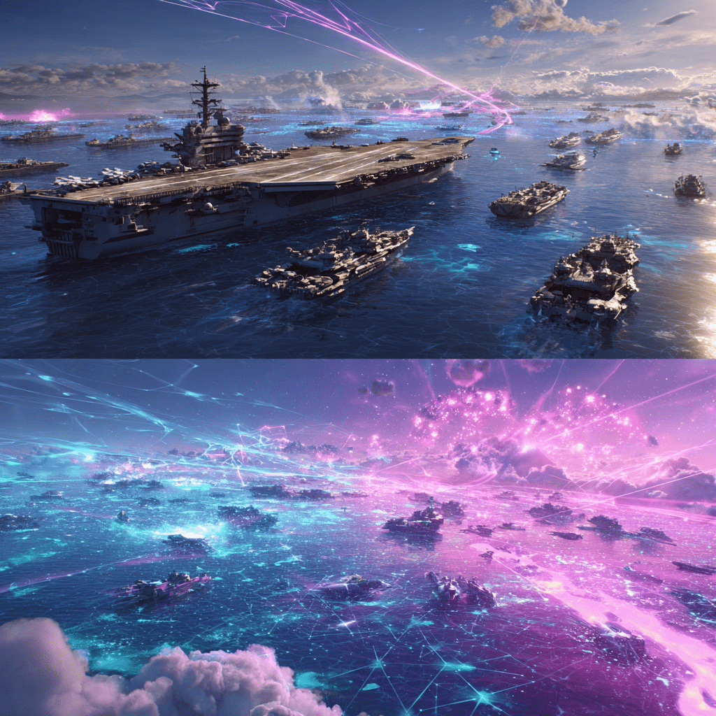 육해공우주 통합운영되는 전장